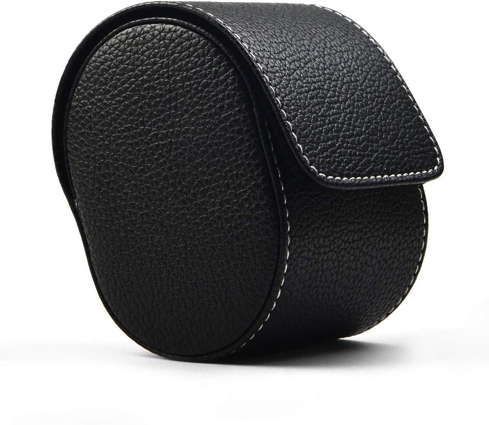 Leather Single Watch Travel Case Leather Single Watch Travel Case