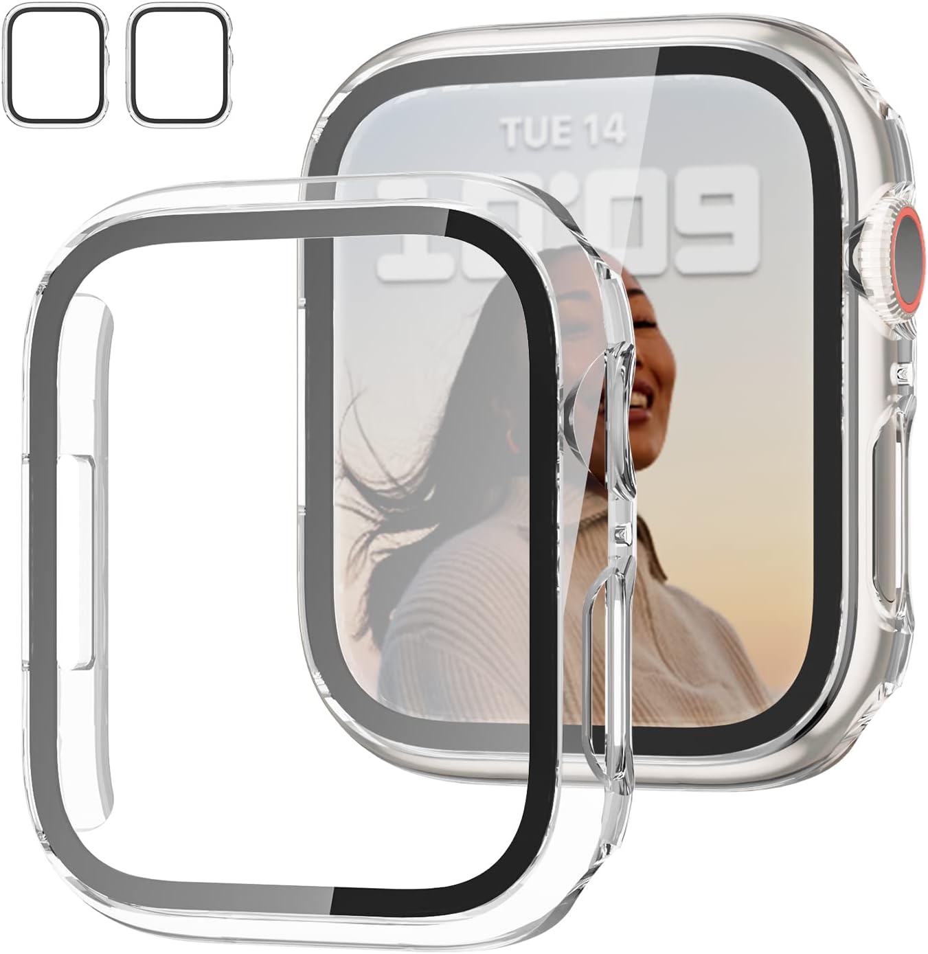 Smartwatch Case with Screen Protector, 40 mm